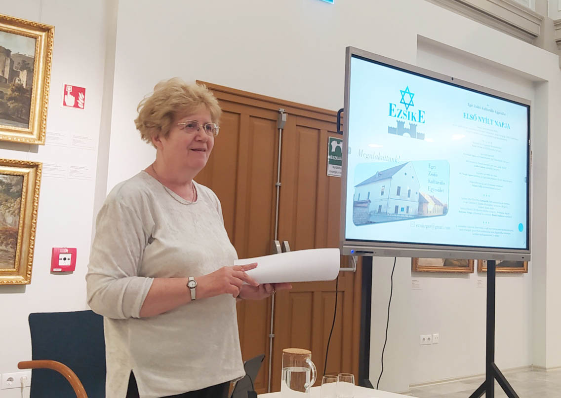 Az első Nyílt Nap 2022 tavasza, dr. Szegő Ágnes alelnök előad